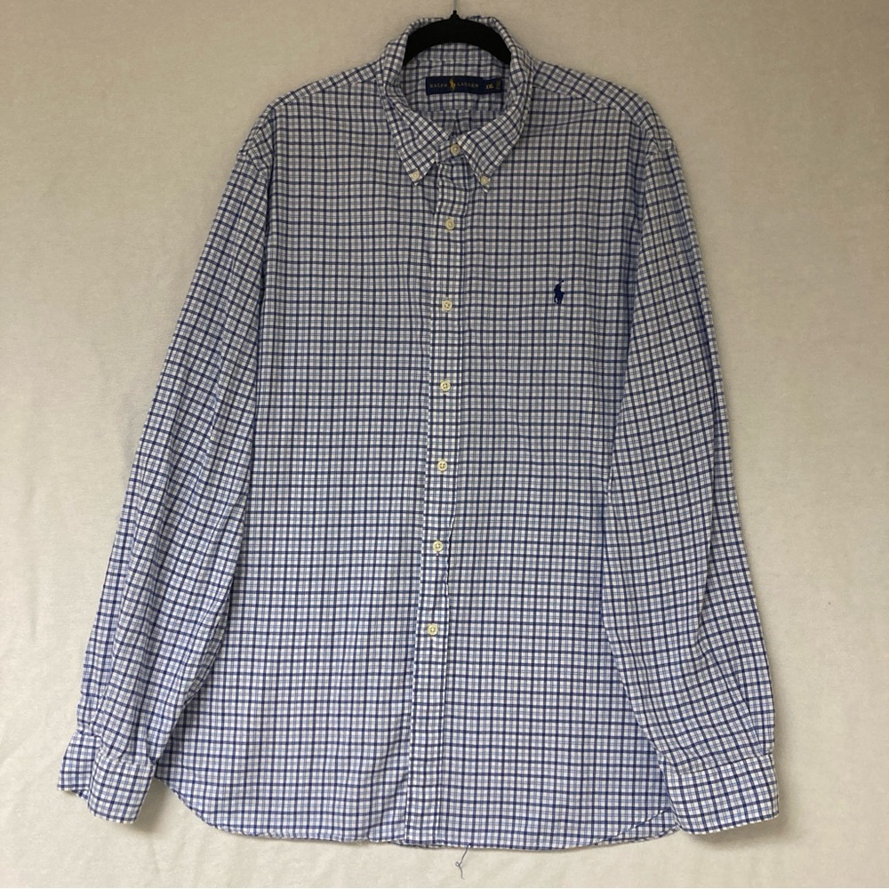 Ralph Lauren Blue Casual Button Down Shirt